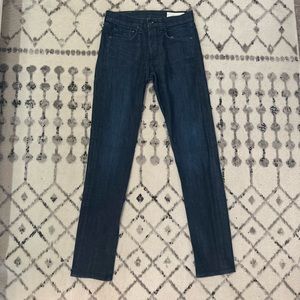 NWOT Rag & Bone Standard Issue Fit 2 Slim Leg Dark wash Jeans Size 29